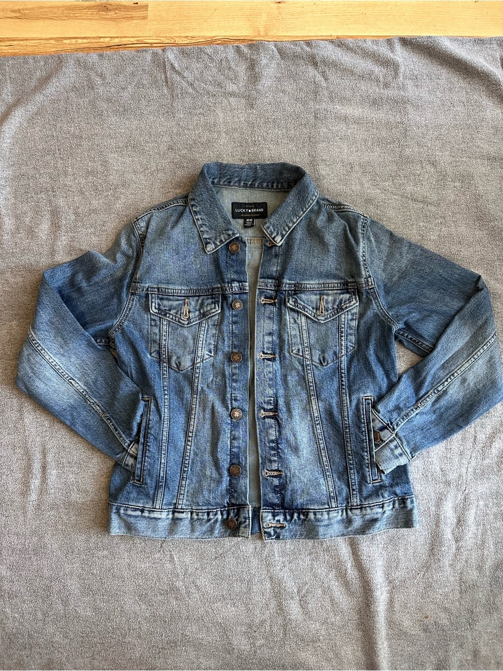 Lucky Brand Light Blue Denim Jacket